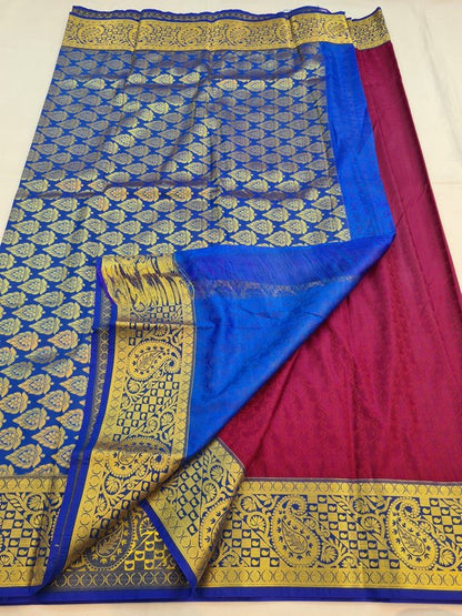 Kanchipuram Blended Fancy Silk Saree 139 – Kanchipuram Lakshaya Silks