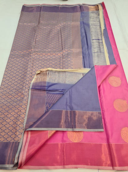 Kanchipuram Blended Fancy Silk Saree 140 – Kanchipuram Lakshaya Silks