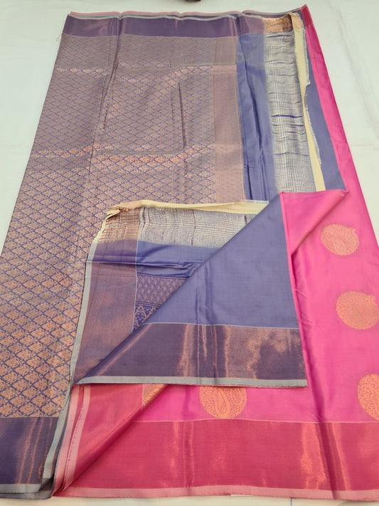 Kanchipuram Blended Fancy Silk Saree 140