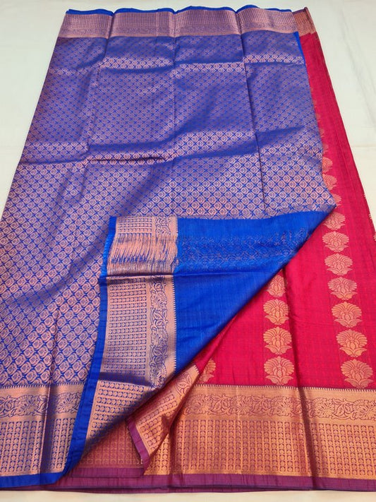 Kanchipuram Blended Fancy Silk Saree 143