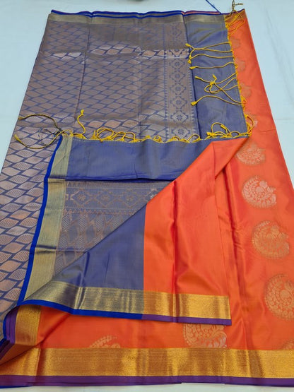 Kanchipuram Blended Fancy Silk Saree 148 – Kanchipuram Lakshaya Silks