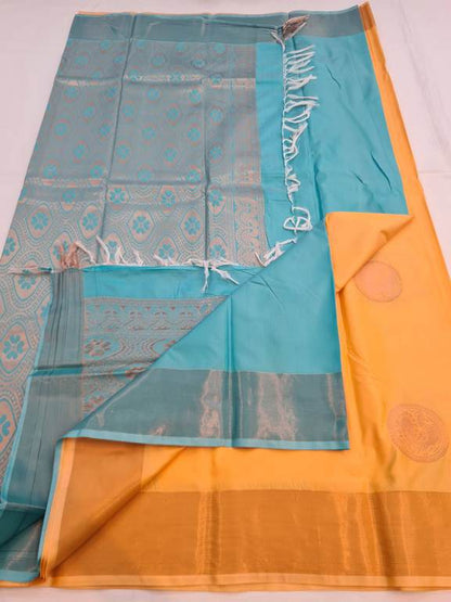 Kanchipuram Blended Fancy Silk Saree 150 – Kanchipuram Lakshaya Silks