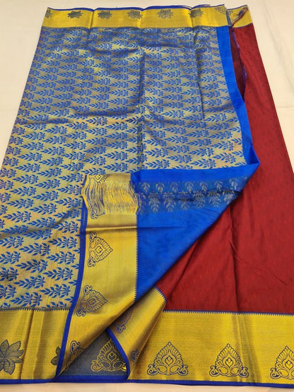 Kanchipuram Blended Fancy Silk Saree 151 – Kanchipuram Lakshaya Silks