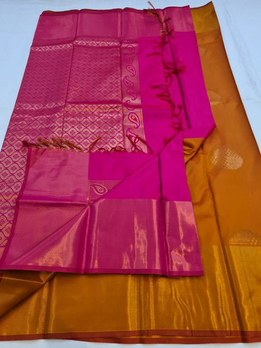 Kanchipuram Blended Fancy Silk Saree 152