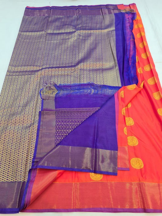 Kanchipuram Blended Fancy Silk Saree 155