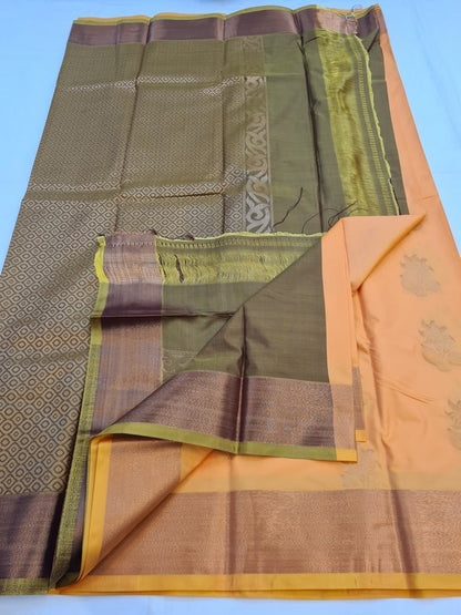 Kanchipuram Blended Fancy Silk Saree 161 – Kanchipuram Lakshaya Silks