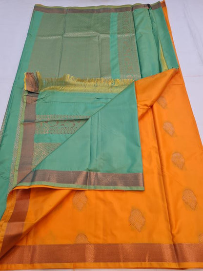 Kanchipuram Blended Fancy Silk Saree 163 – Kanchipuram Lakshaya Silks