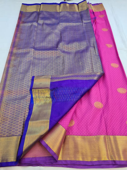 Kanchipuram Blended Fancy Silk Saree 167 – Kanchipuram Lakshaya Silks
