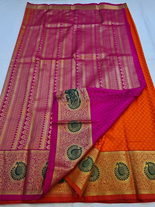 Kanchipuram Blended Fancy Silk Saree 168
