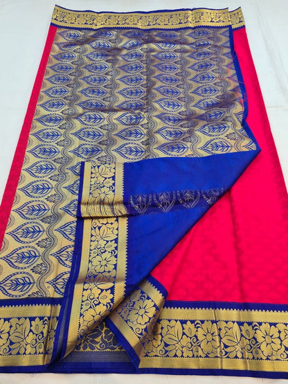 Kanchipuram Blended Fancy Silk Saree 169 – Kanchipuram Lakshaya Silks