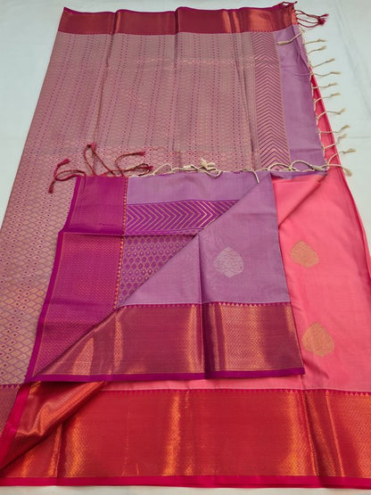Kanchipuram Blended Fancy Silk Saree 172 – Kanchipuram Lakshaya Silks