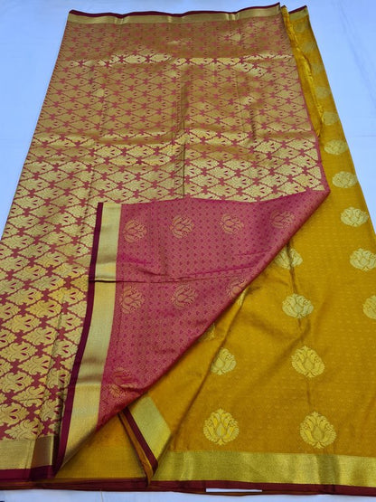 Kanchipuram Blended Fancy Silk Saree 175 – Kanchipuram Lakshaya Silks