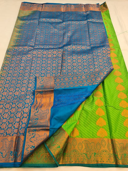 Kanchipuram Blended Fancy Silk Saree 179 – Kanchipuram Lakshaya Silks