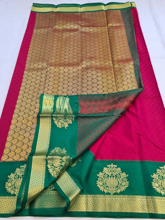 Kanchipuram Blended Fancy Silk Saree 185