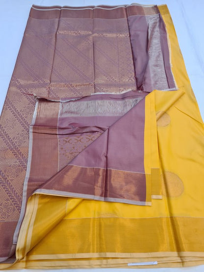 Kanchipuram Blended Fancy Silk Saree 186 – Kanchipuram Lakshaya Silks