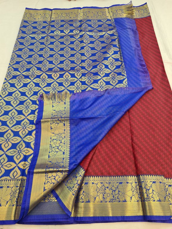 Kanchipuram Blended Fancy Silk Saree 187