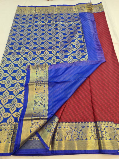 Kanchipuram Blended Fancy Silk Saree 187 – Kanchipuram Lakshaya Silks