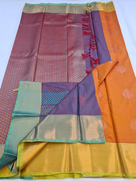 Kanchipuram Blended Fancy Silk Saree 189