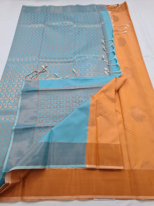 Kanchipuram Blended Fancy Silk Saree 198