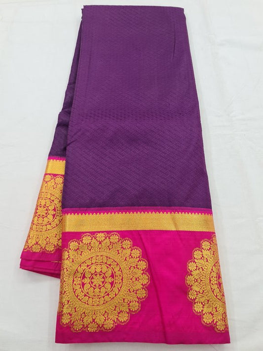 Kanchipuram Blended Fancy Silk Saree 201