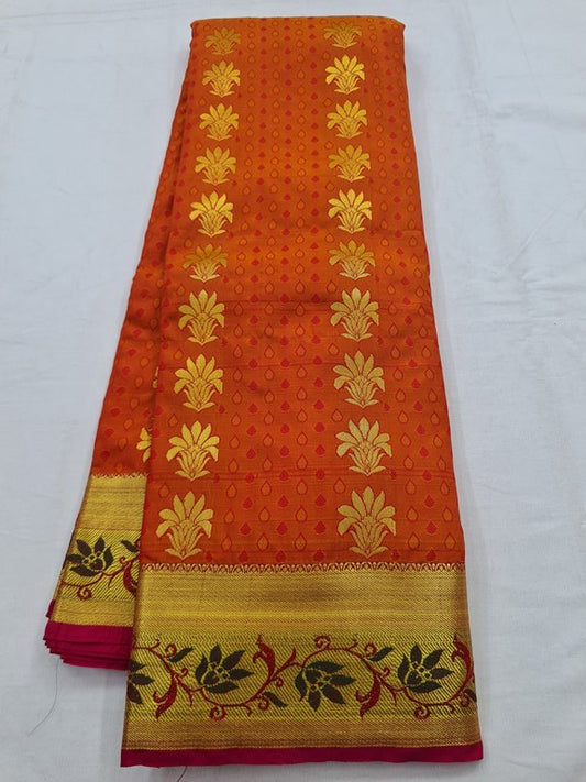 Kanchipuram Blended Fancy Silk Saree 204