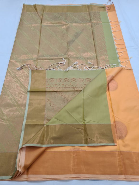 Kanchipuram Blended Fancy Silk Saree 208