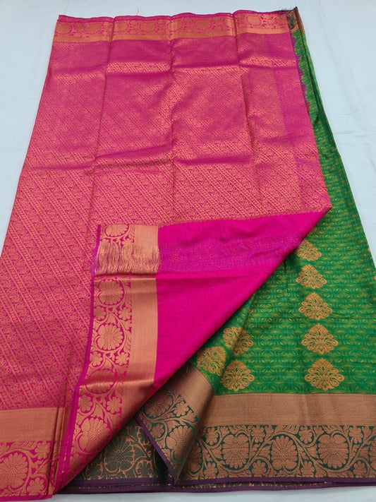 Kanchipuram Blended Fancy Silk Saree 210