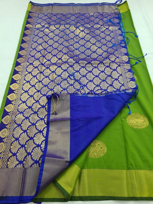 Kanchipuram Blended Fancy Silk Saree 214