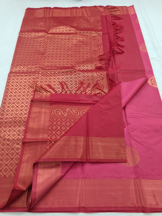 Kanchipuram Blended Fancy Silk Saree 217