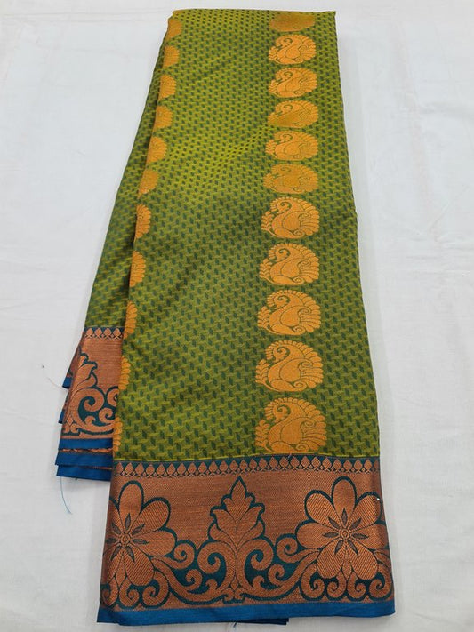 Kanchipuram Blended Fancy Silk Saree 218