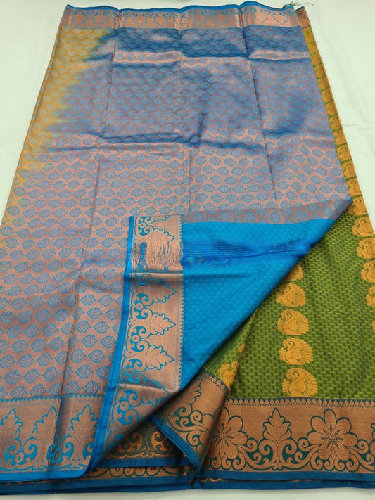 Kanchipuram Blended Fancy Silk Saree 218