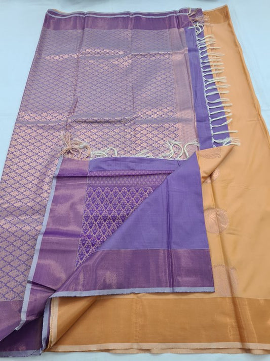 Kanchipuram Blended Fancy Silk Saree 219