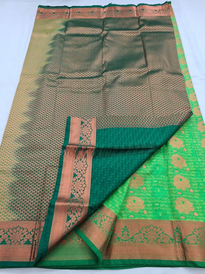 Kanchipuram Blended Fancy Silk Saree 221 – Kanchipuram Lakshaya Silks