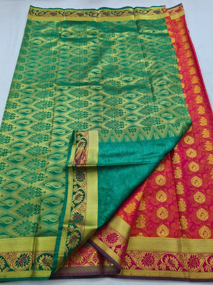 Kanchipuram Blended Fancy Silk Saree 222 – Kanchipuram Lakshaya Silks