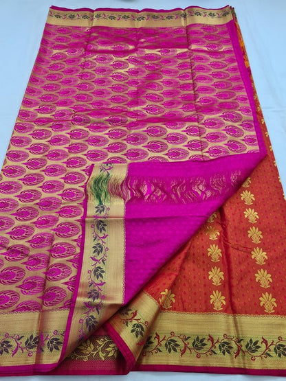 Kanchipuram Blended Fancy Silk Saree 225 – Kanchipuram Lakshaya Silks