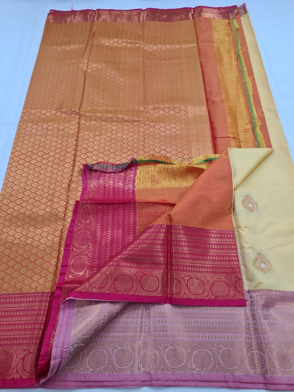 Kanchipuram Blended Fancy Silk Saree 229 – Kanchipuram Lakshaya Silks