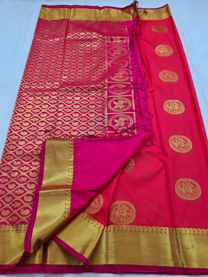 Kanchipuram Blended Fancy Silk Saree 236 – Kanchipuram Lakshaya Silks