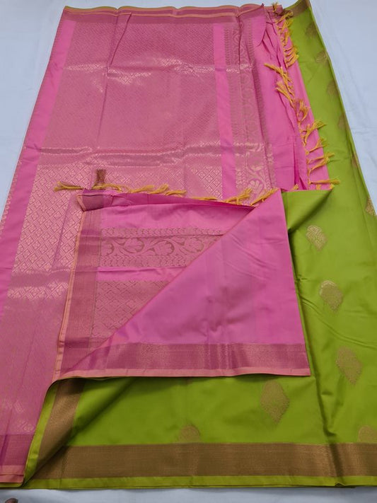 Kanchipuram Blended Fancy Silk Saree 242