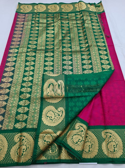 Kanchipuram Blended Fancy Silk Saree 243