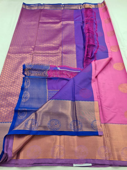 Kanchipuram Blended Fancy Silk Saree 245 – Kanchipuram Lakshaya Silks