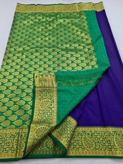 Kanchipuram Blended Fancy Silk Saree 248 – Kanchipuram Lakshaya Silks
