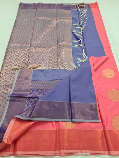 Kanchipuram Blended Fancy Silk Saree 251 – Kanchipuram Lakshaya Silks