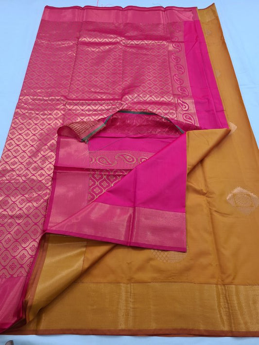 Kanchipuram Blended Fancy Silk Saree 253