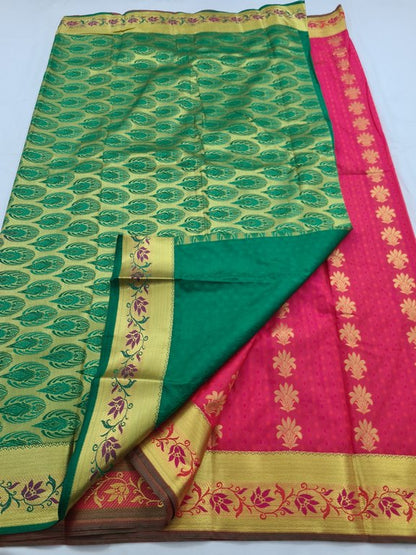 Kanchipuram Blended Fancy Silk Saree 256 – Kanchipuram Lakshaya Silks