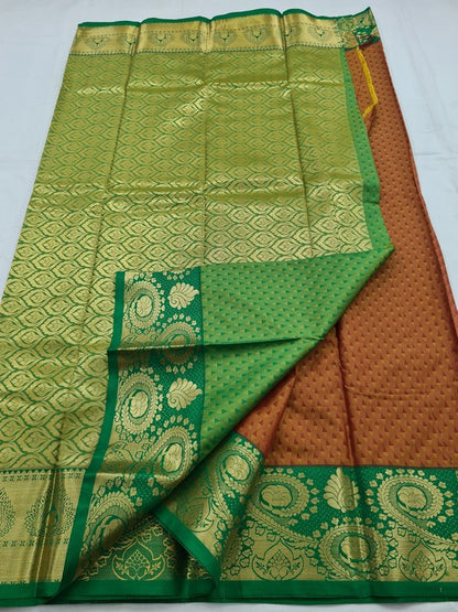 Kanchipuram Blended Fancy Silk Saree 257 – Kanchipuram Lakshaya Silks