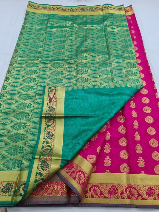 Kanchipuram Blended Fancy Silk Saree 261