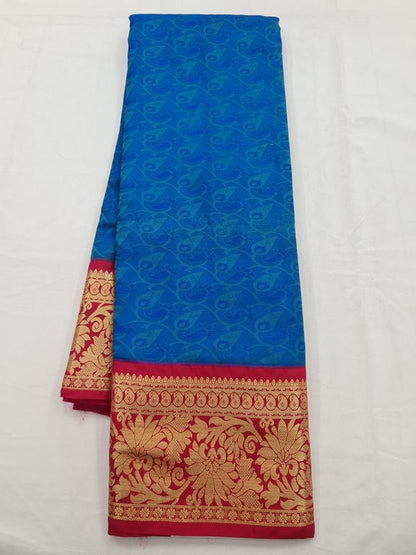 Kanchipuram Blended Fancy Silk Saree 266 – Kanchipuram Lakshaya Silks