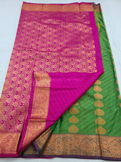 Kanchipuram Blended Fancy Silk Saree 267 – Kanchipuram Lakshaya Silks