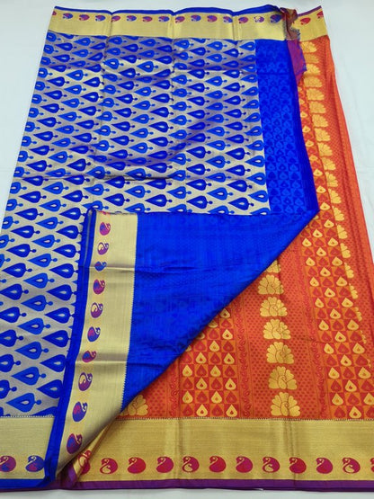 Kanchipuram Blended Fancy Silk Saree 269 – Kanchipuram Lakshaya Silks