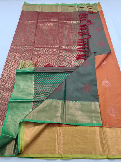 Kanchipuram Blended Fancy Silk Saree 282 – Kanchipuram Lakshaya Silks